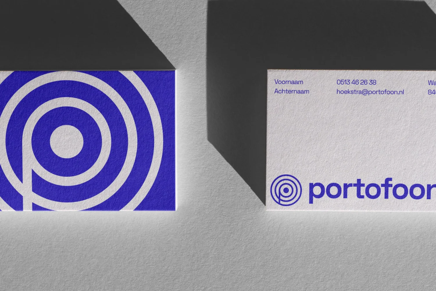 branding website portofoon.nl