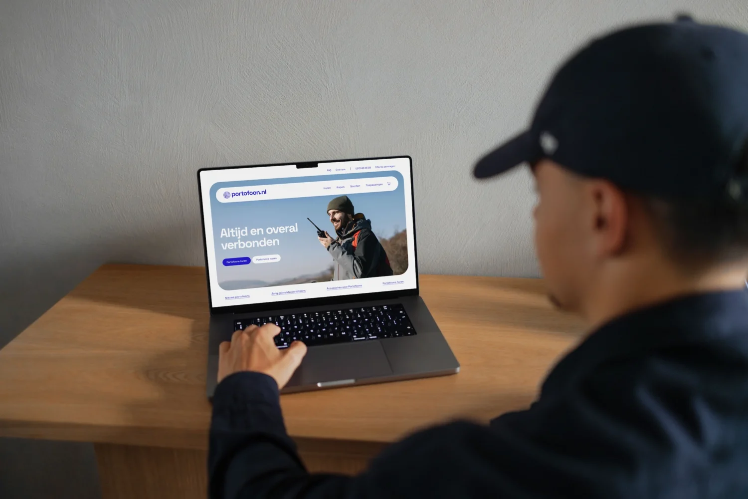 branding website portofoon.nl