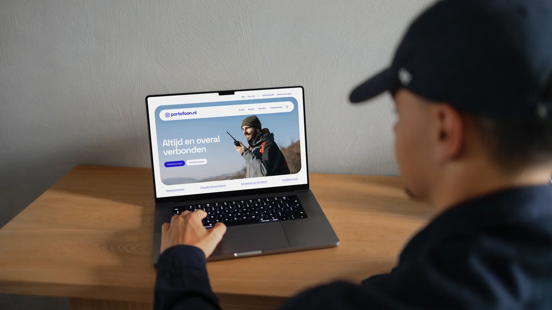 branding website portofoon.nl