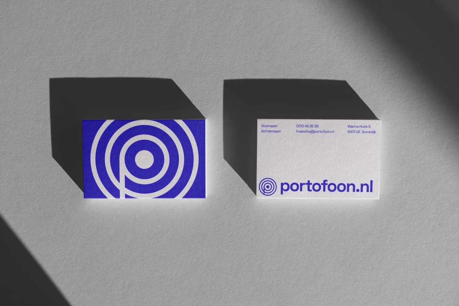 branding website portofoon.nl