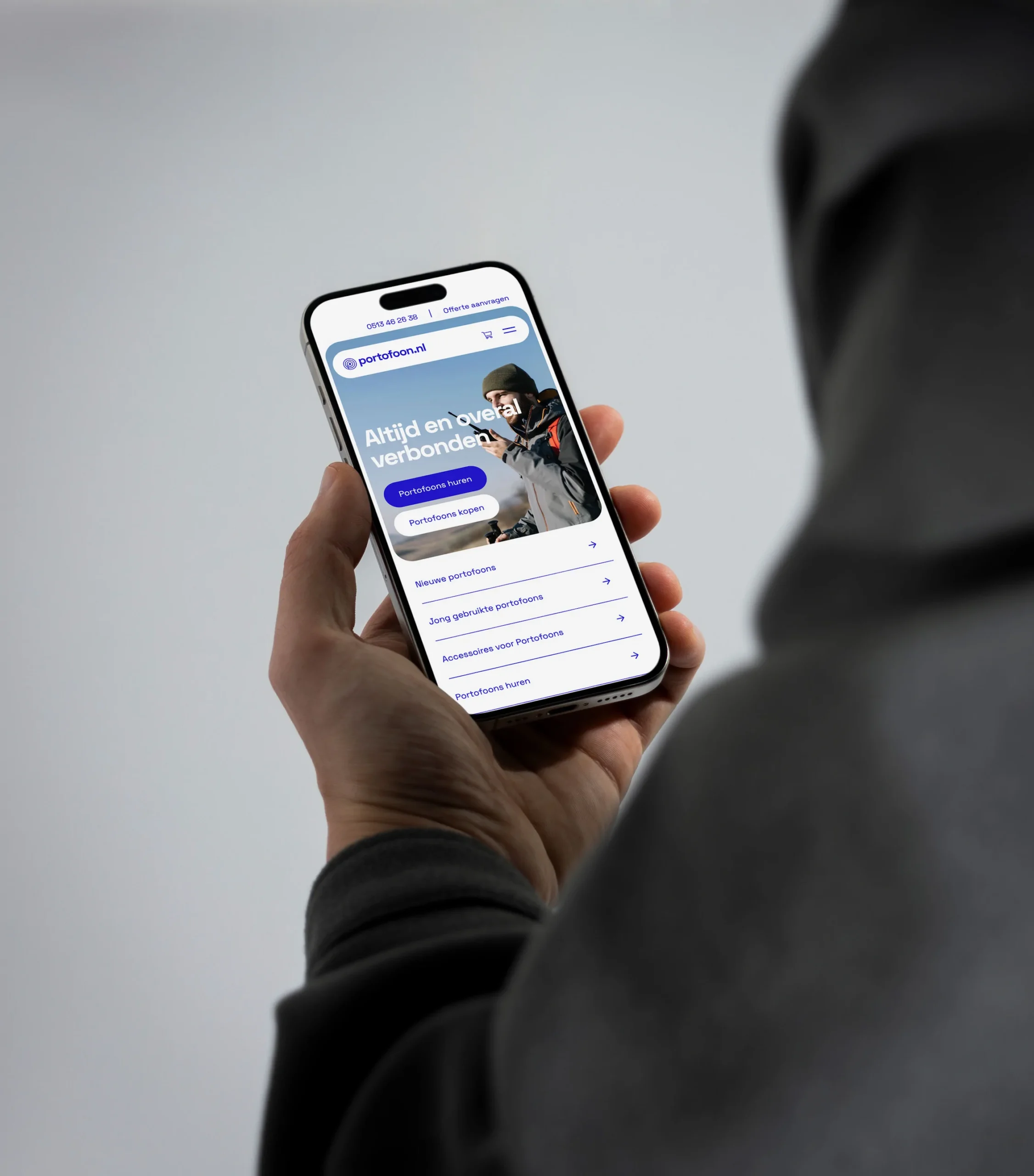 branding website portofoon.nl