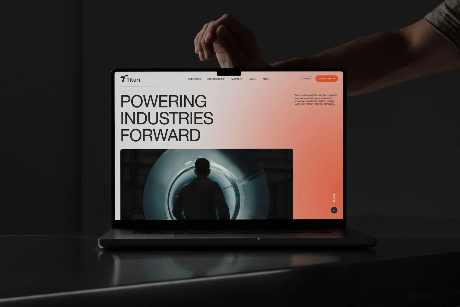 Titan rebranding web desktop